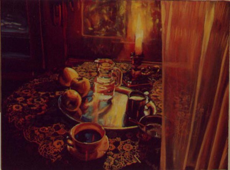 Hajnali csendélet 60x80cm